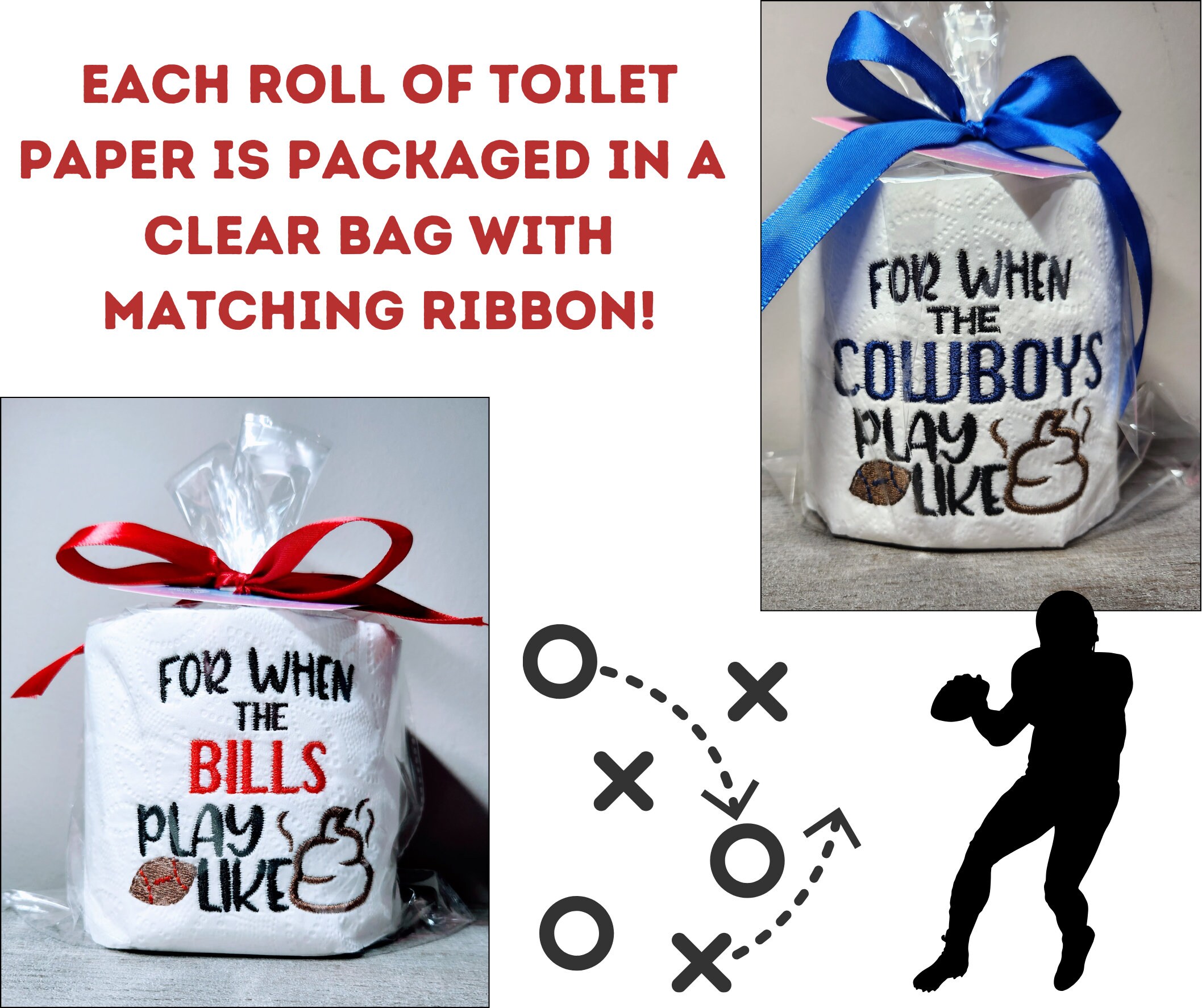 Funny Raiders Football Gifts Bathroom Humor for When the Raiders Play Like Poop Embroidered