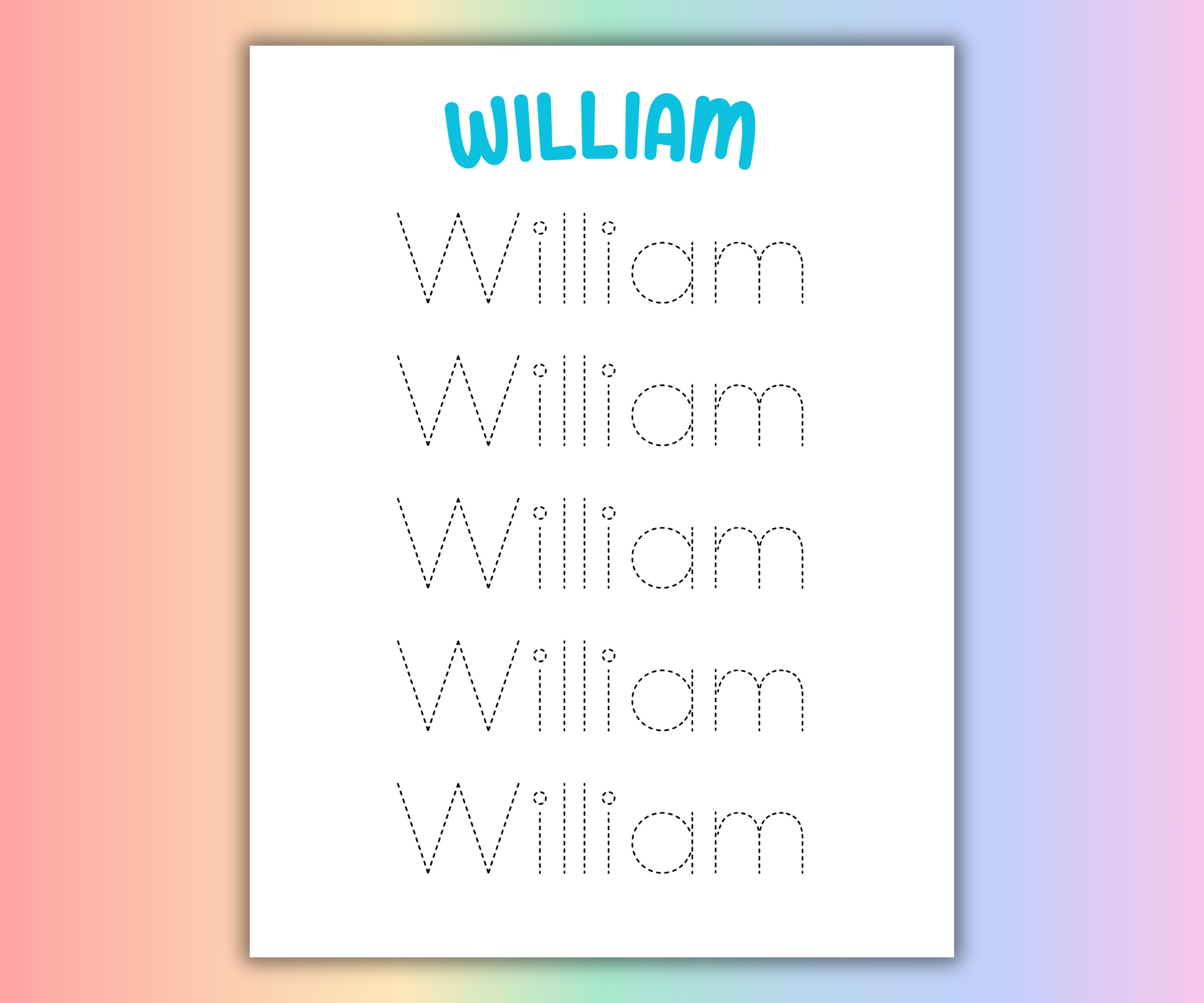 Name Tracing Sheets Name Tracing Worksheet Name Tracing Reusable Name ...