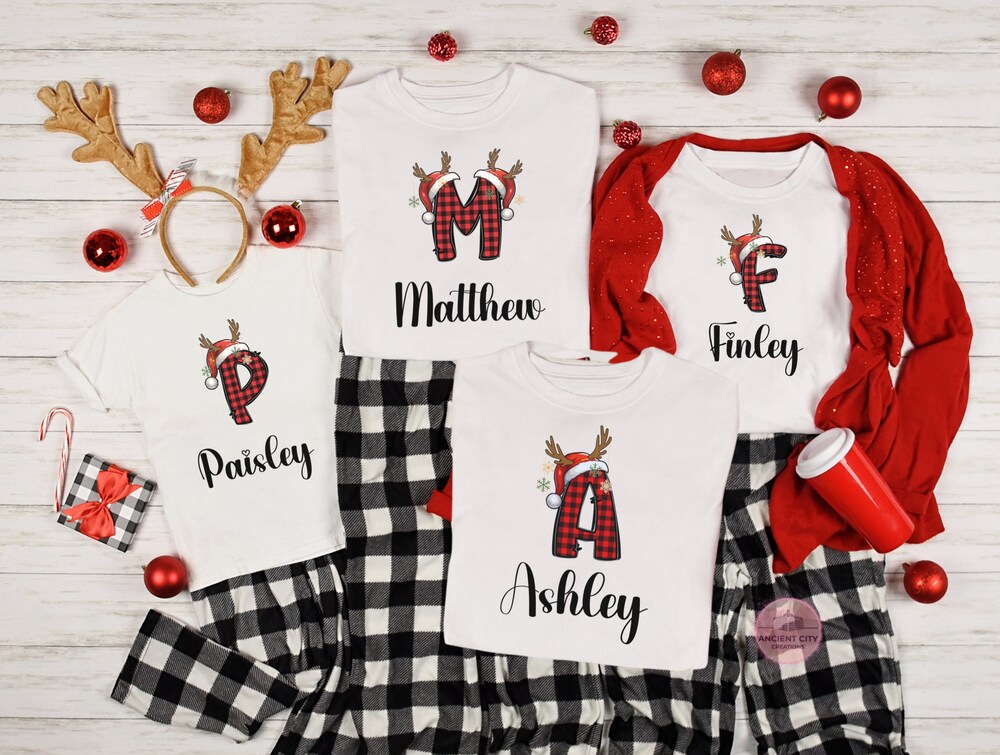 Family Reunion Shirt Custom Name Christmas Shirts Matching Family Christmas Shirts Monogrammed Family Christmas Shirt Christmas Family Matching Shirt Christmas Matching Family Pjs Men Women Rughing