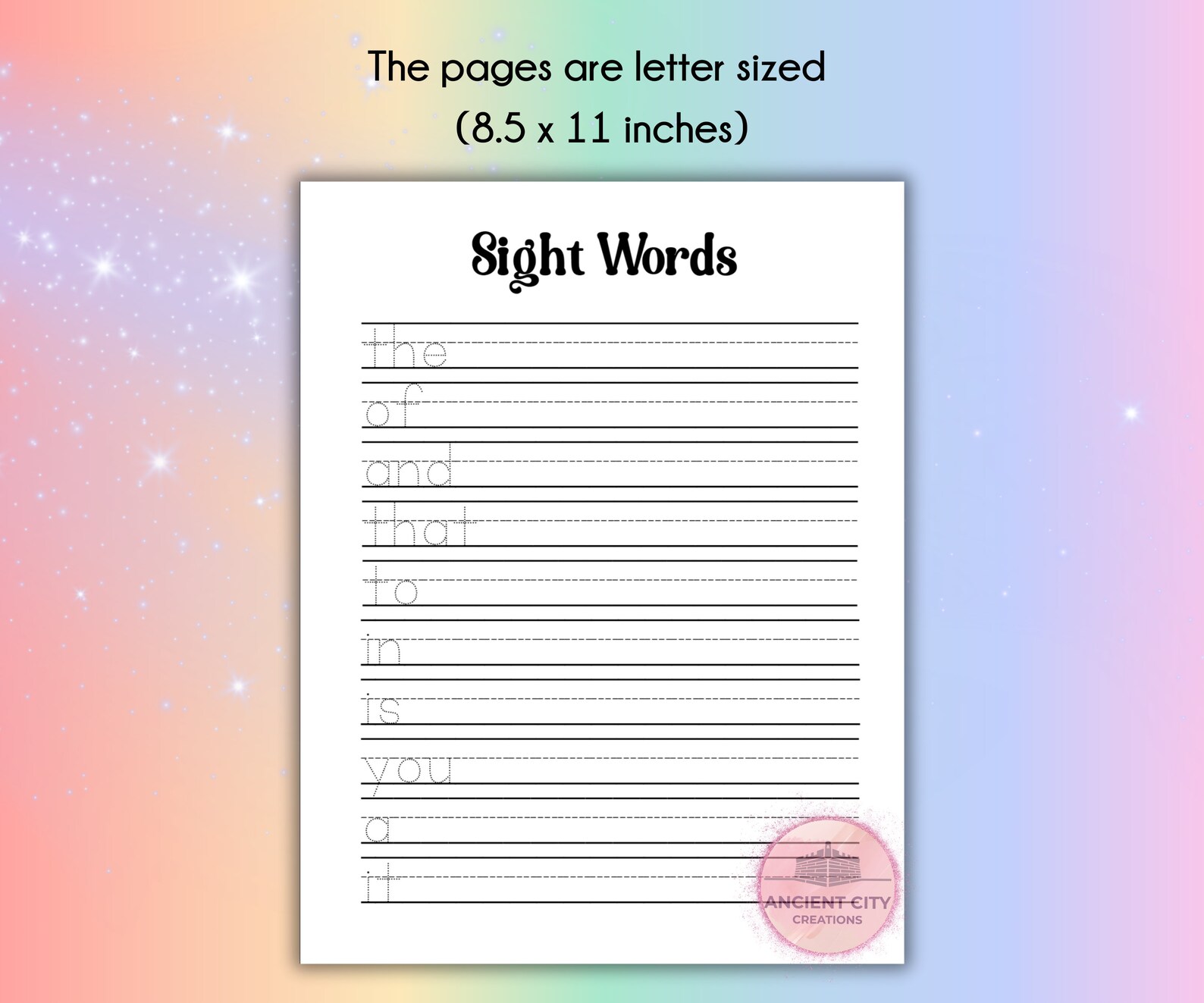 Sight Words Sight Words Printables Busy Book Printable Morning Menu ...