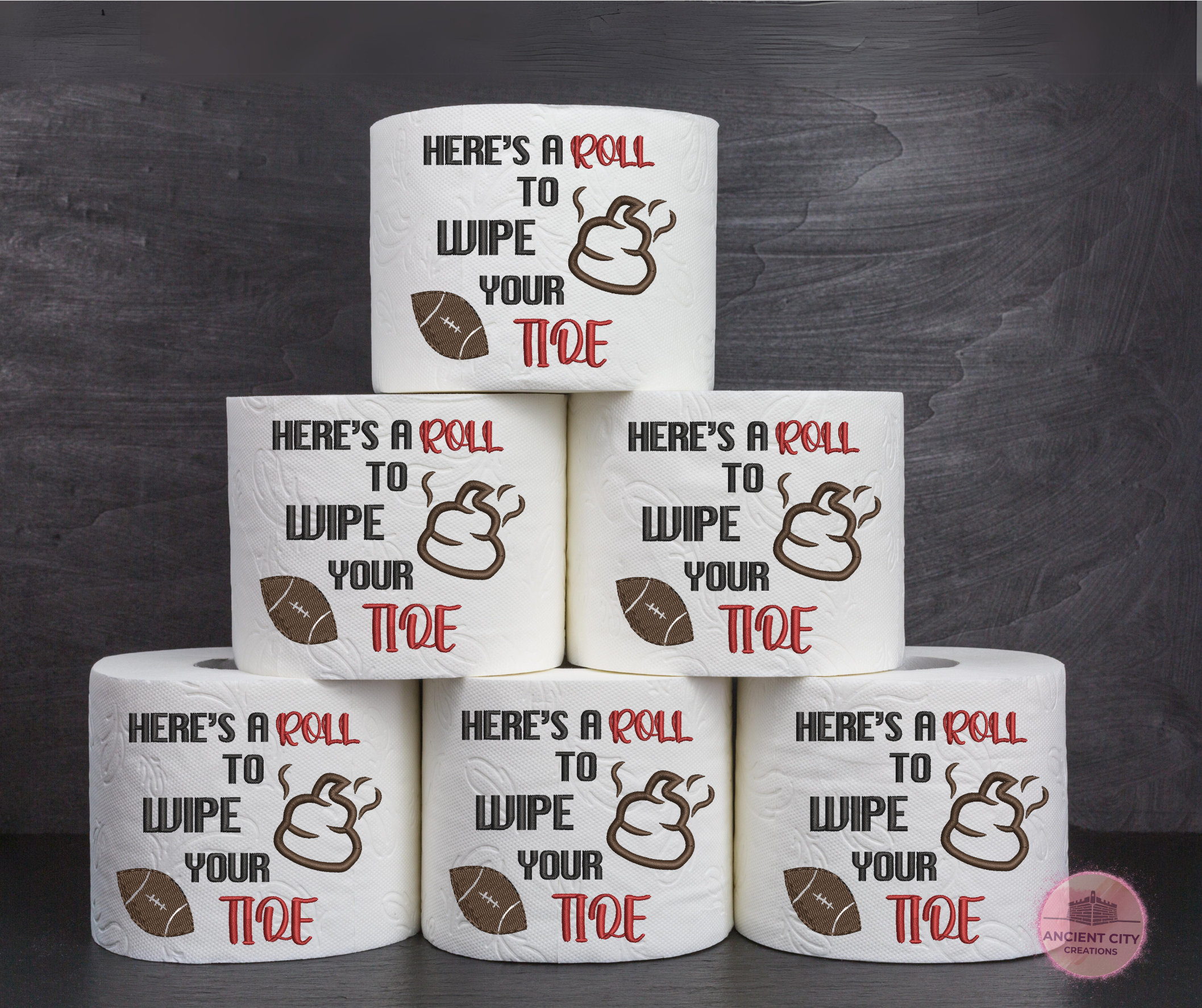 Funny Crimson Tide Football Gifts Bathroom Humor for When the Tide Play