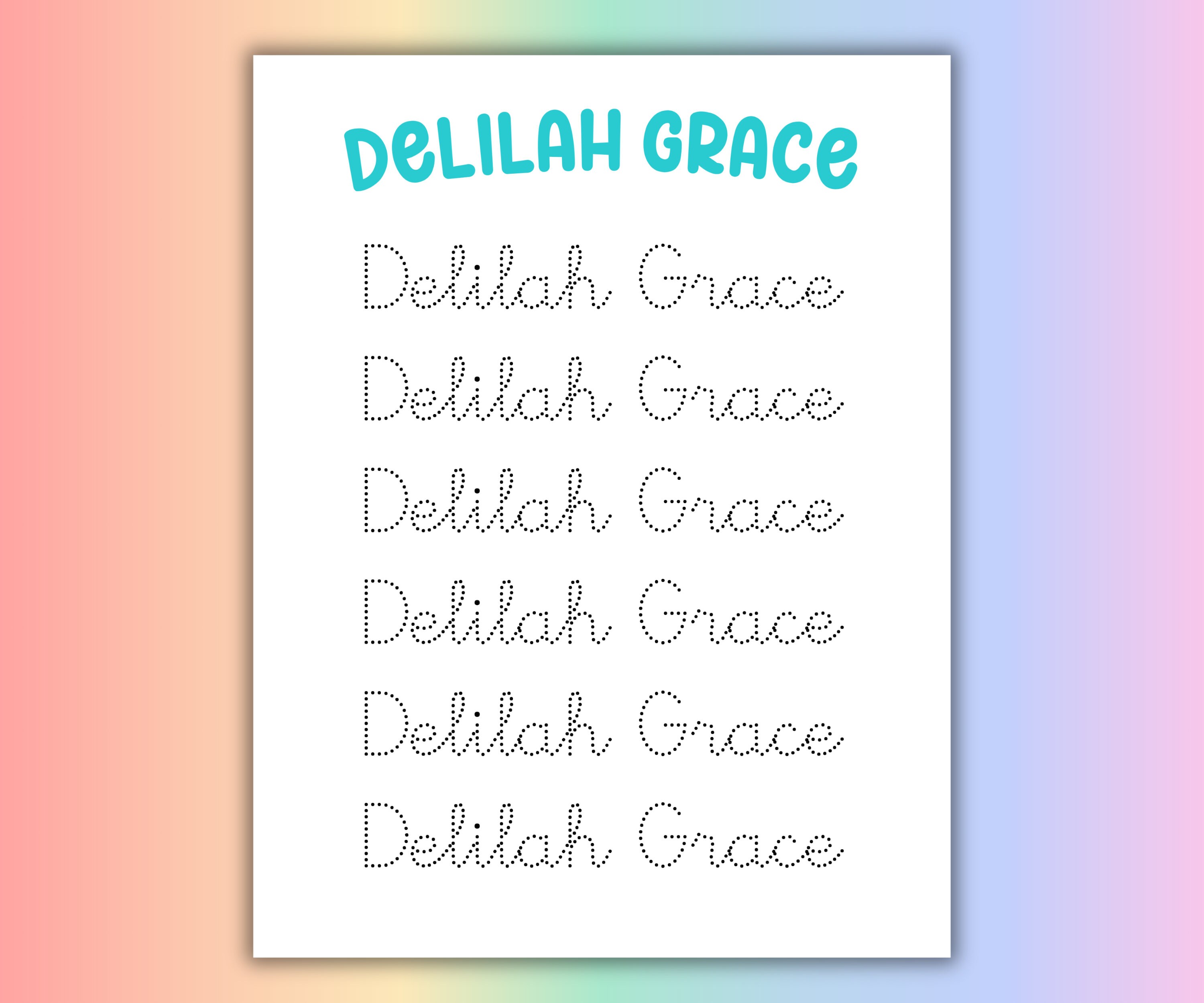 Name Tracing Sheets Name Tracing Worksheet Name Tracing Reusable Name ...