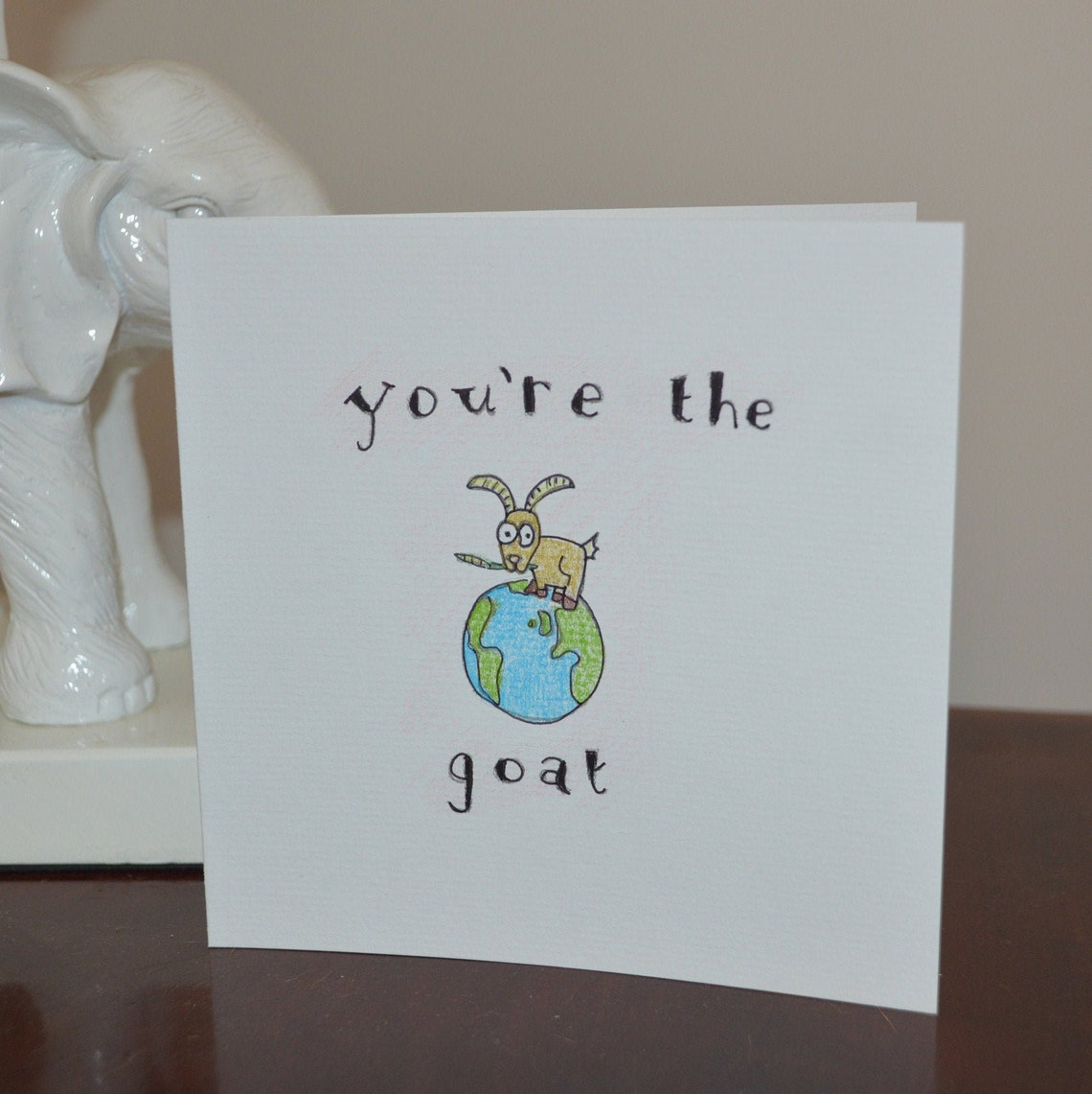 You're the goat card Etsy
