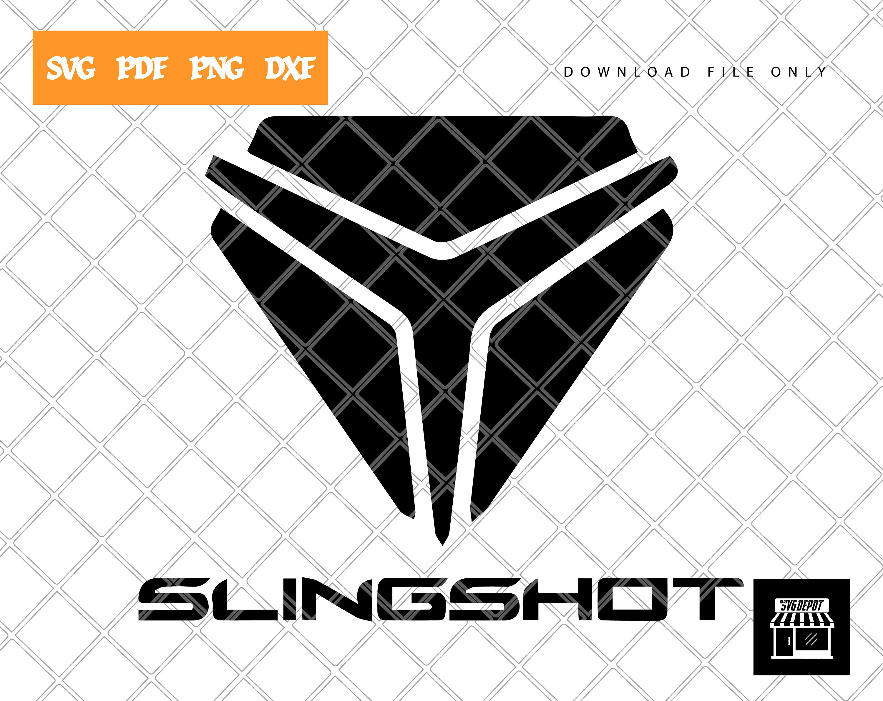 Polaris Slingshot Autocycle EPS SVG PNG Dark Logo Etsy