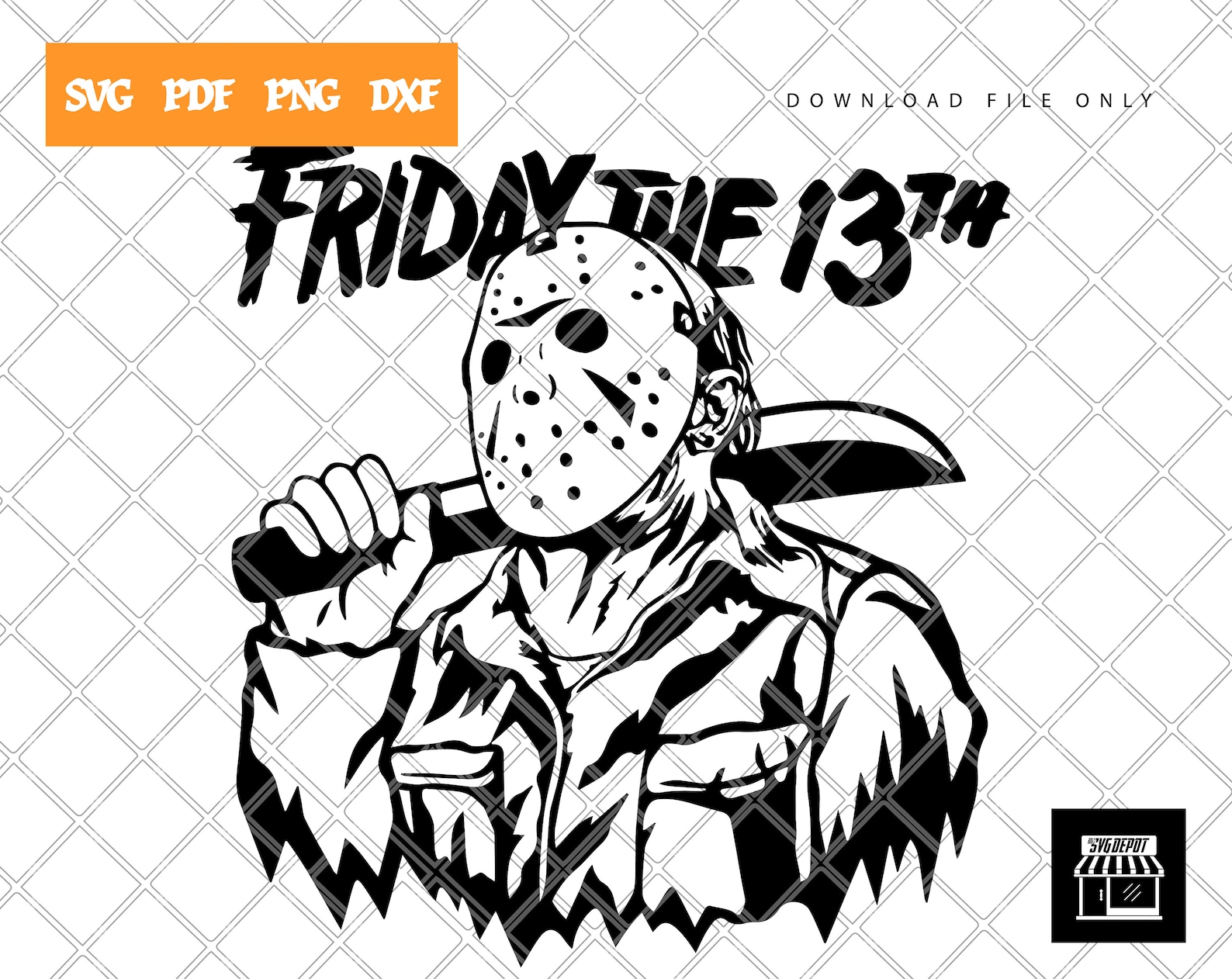 Jason Voorhees SVG Friday the 13th svg Perfect for Mugs | Etsy