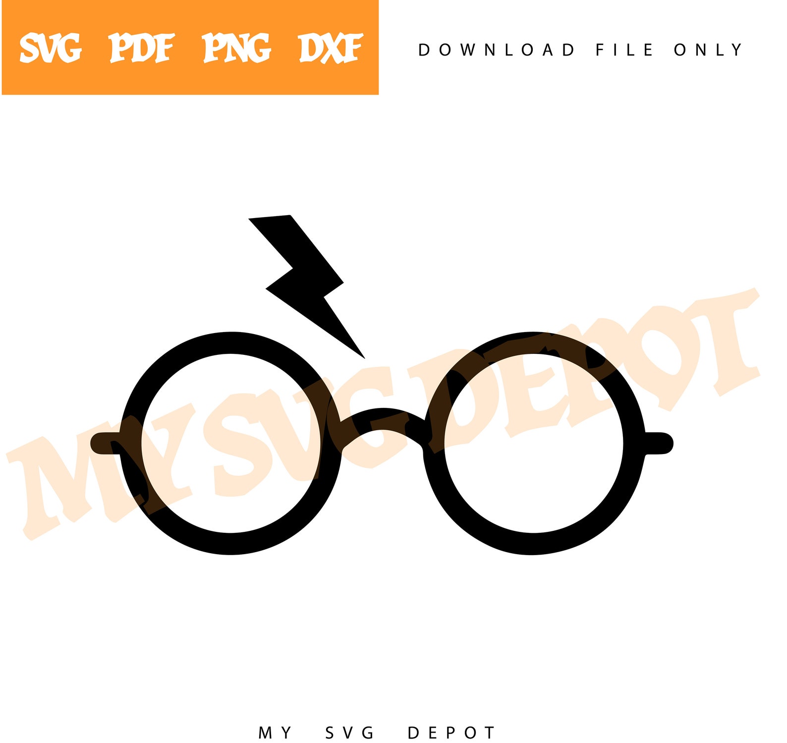 Harry Potter Glasses SVG Harry Potter Clipart t-shirt svg | Etsy