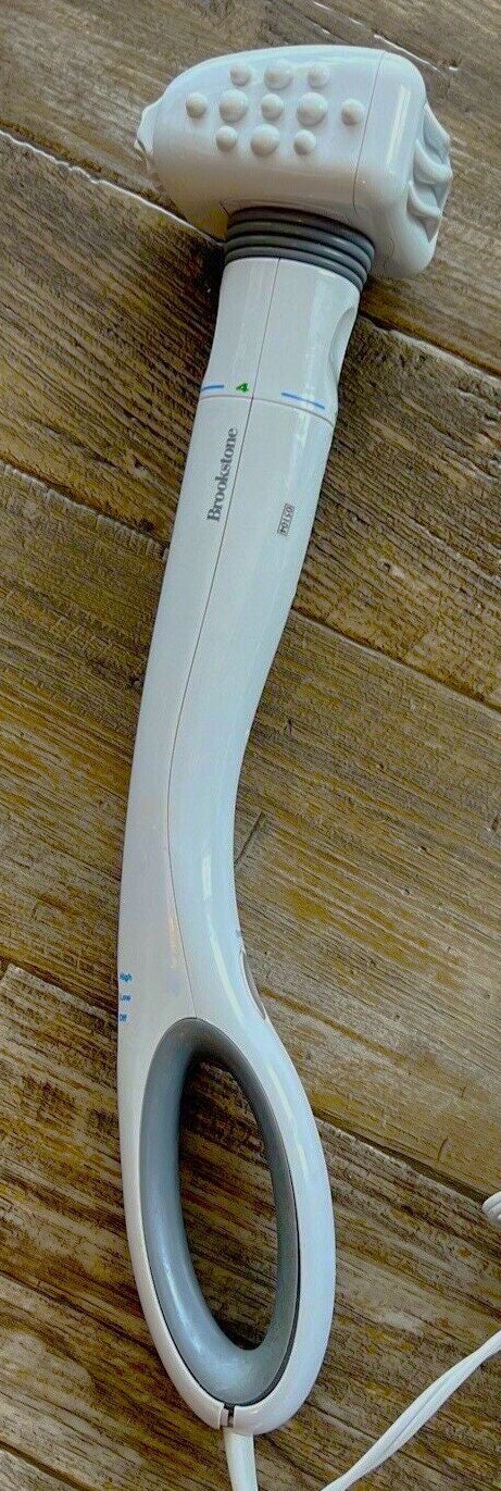 brookstone vibrating massager Brookstone Cordless Hot and Cold Percussion Deep Tissue Massager Gun, 6  Intensity Levels main image 1