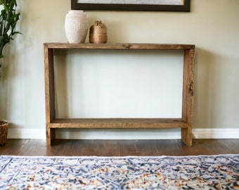 Table console, buffet, couloir, console d'entrée | Agano - Fait main avec du bois massif - Parfait pour la maison, l'entrée ou la chambre à coucher