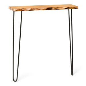 Table console « O A K » Live Edge : buffet pour entrée de couloir. UTSUGI