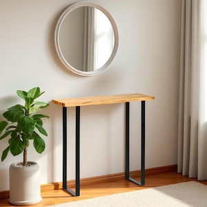 Hallway, Sideboard, Console Table, Entry Console | &quot;O A K&quot; Finish | Arakawa. Handmade with solid wood - Perfect for your home