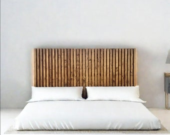 Headboard | Height 80 | Kobushi - Handmade with solid wood - Perfect for bedroom