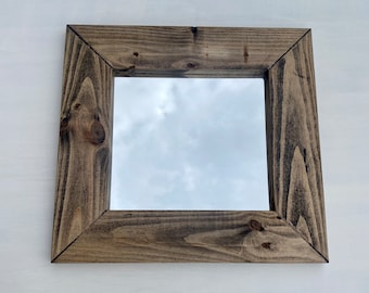 Miroir avec cadre en bois | Mitake - Fait main avec du bois massif