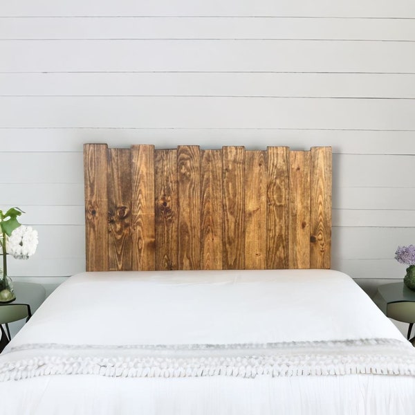 Tête de lit | Haku | Hauteur 80 cm - Fait main avec du bois de récupération rustique - Parfait pour la chambre à coucher