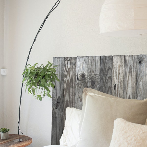 Tête de lit | Yari | Hauteur 80 cm - Fait main avec du bois de récupération rustique - Parfait pour la chambre à coucher