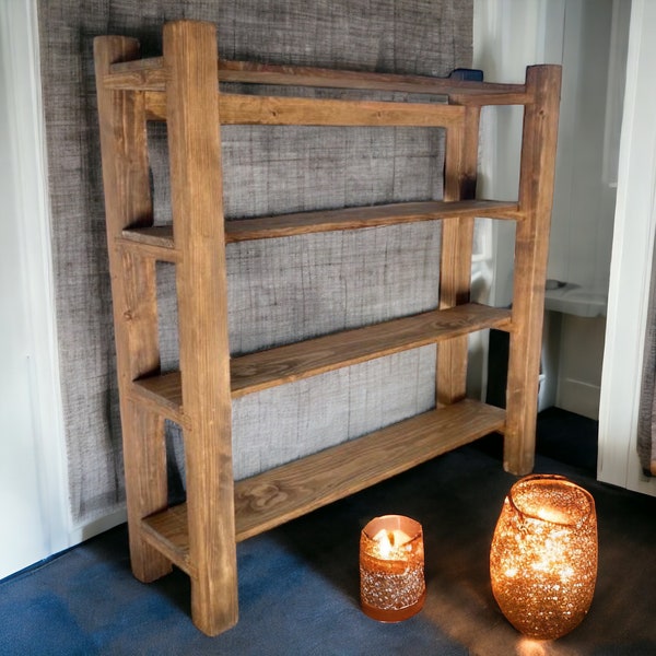 Bookcase | Bookshelf | Shelving | Yakushi | Handmade - Perfect for living and dining room, entryway and office