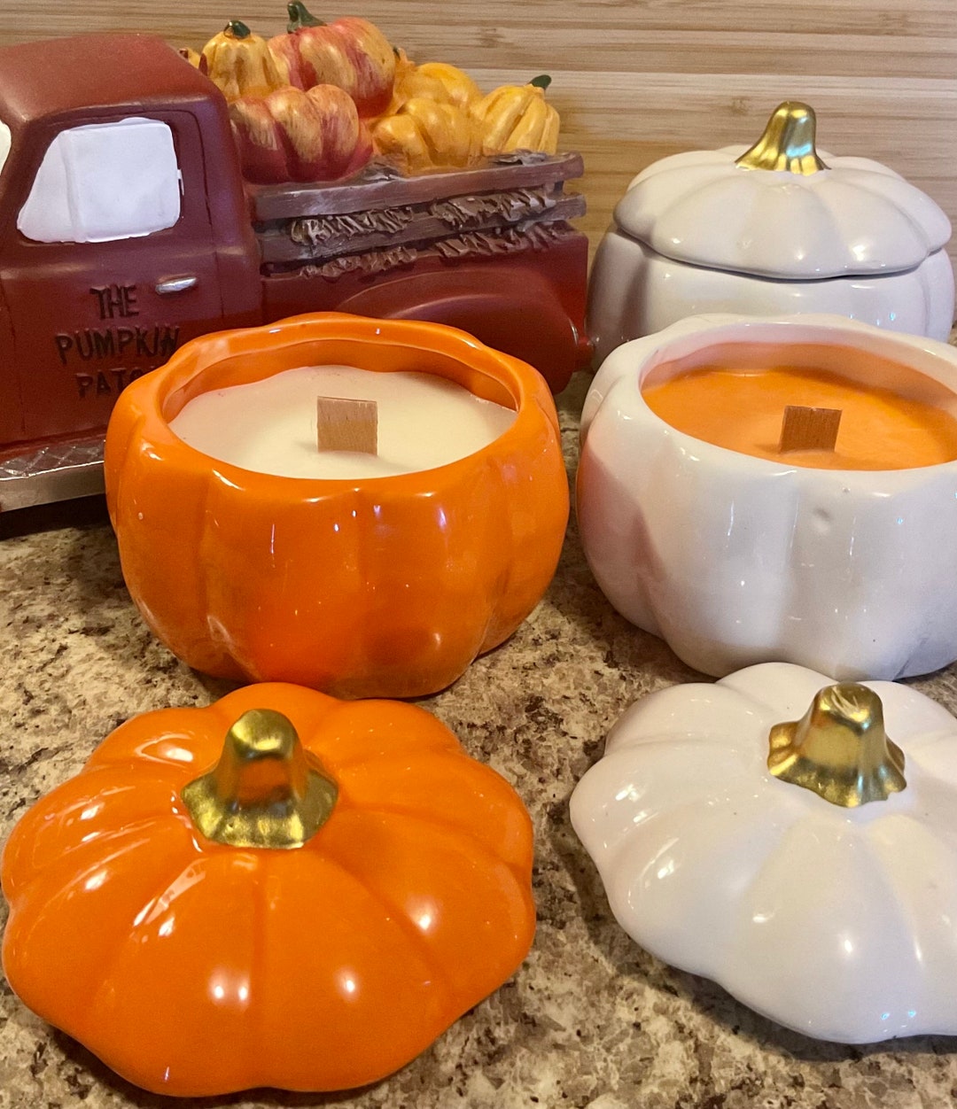 Handmade Soy Candle, Seasonal Candle, 4 Oz Soy Candle, Wood Wick Candle, Whipped Wax Candle Etsy