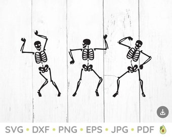 Skeleton Dance Pumpkin SVG, Skeletons SVG file, Halloween SVG, Skeleton Dance Clipart, Skeleton Dance, Skeleton cut files, dxf files, cricut