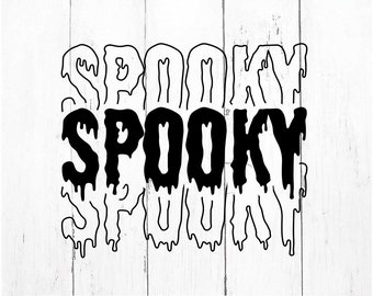 Spooky SVG, Halloween svg, Halloween shirt svg, Spooky shirt svg, Ghost svg, Spooky Vibes svg, trick or treat svg, png, dxf files, cricut