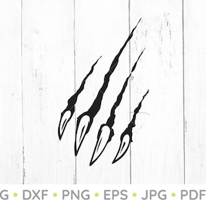 Krallenkratzer Svg, Kratzer svg, Kratzer svg, Katzen svg, Cricut, Silhouette svg, Silhouette svg, PNG, PDF, Claw Scratches Clipart