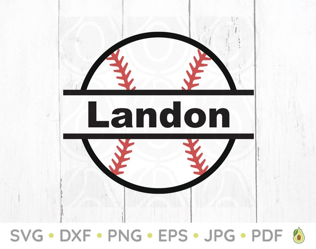 Baseball Name Personalized SVG and PNG, Cricut, Baseball Vector