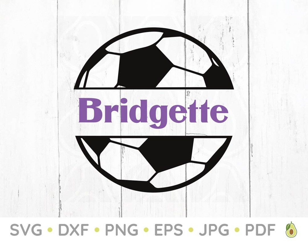 Soccer Ball Name Personalized SVG and PNG, Cricut, Soccerball Vector