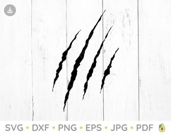 Claw Scratches Svg, Scratches svg, Scratch svg, Cat svg, Cricut, Silhouette, Cricut svg, Silhouette svg, PNG, PDF, Claw Scratches Clipart