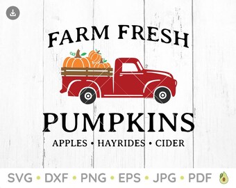 Farm Fresh Pumpkins SVG, Apples svg, Hayrides svg, Cider Svg, Dxf, Jpg, Png, Eps, Farm Fresh Svg, Pumpkins Svg, Autumn Svg, Harvest Svg