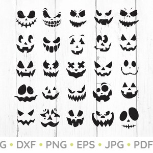 Pumpkin face Svg, Jack O Lantern faces svg, Halloween bundle svg, Halloween pumpkins faces svg, Cricut, SVG, Digital download, Instant