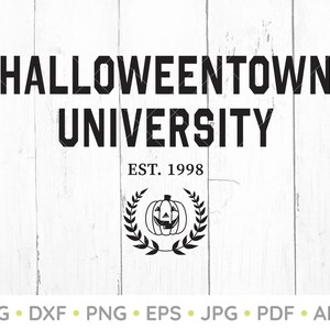 Halloweentown SVG, Halloween SVG, Decorations Svg, Halloween Clipart, Pumpkin, Cut files, Svg, Png, Dxf files, Cricut
