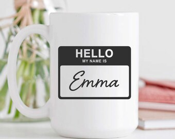 Name Badge Svg, Hello My Name Is, Name Badge Png, Simple Print, Newborns, Digital Download, SVG, PNG