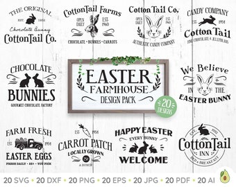 Easter svg bundle, Easter Farmhouse svg, Easter svg, Happy Easter svg, Easter Rustic Svg, Cricut Cut Files, Farmhouse Easter Decor, PNG
