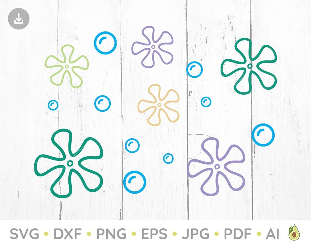 Spongebob Flower Pattern