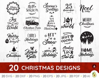 Christmas svg bundle, merry christmas svg, holiday svg, farmhouse christmas svg, christmas sign svg bundle, christmas shirt svg, cricut, png