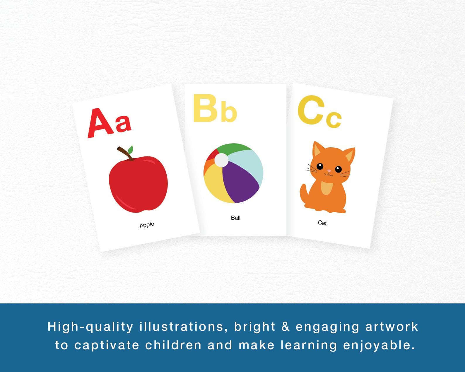 Alphabet Flash Card PDF Printable - Educational Fun for Kids! - Etsy Canada
