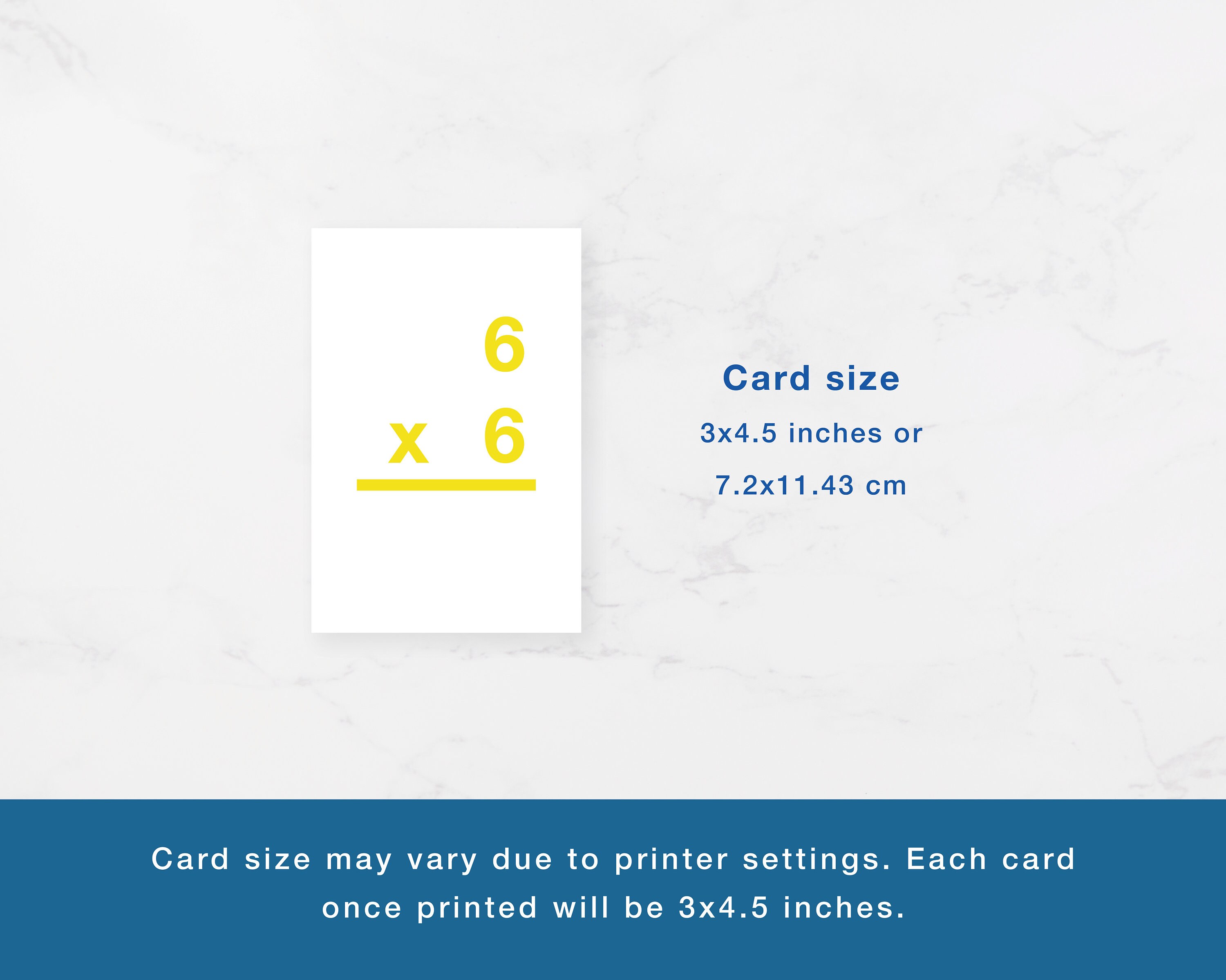 Six Times Tables Flash Cards Printable Maths, Multiplication, School - Etsy
