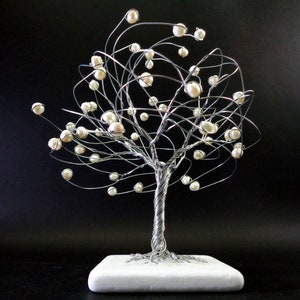 Pearl Tree, 30th Year Anniversary Gift for Wife, Wedding Gift
