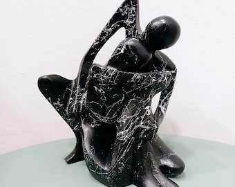 Escultura abstracta de alabastro: arte moderno griego - Hecha a mano por gReplicas