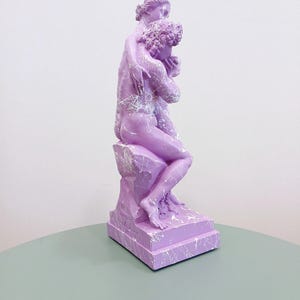 Bacchus & Ariadne Pop Art Figurine of Love and Euphoria | Marbled Alabaster Sculpture | Mythology Series Statue | Contemporary Art gReplicas