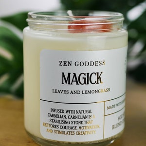 manifestation candle | meditation candle | crystal candle| intention candle | healing candle| Carnelian