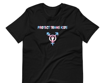 T-shirt graphique Protect Trans Kids : chemise LGBTQ Pride