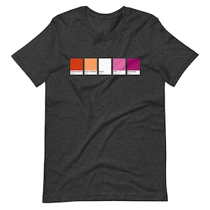 Lesbian Pride Shirt, Sapphic Shirt, Subtle Lesbian Tee, WLW T-Shirt, Lesbian Pride Flag, Lesbian Clothes,Pride Clothing,Queer Owned Business