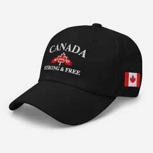 Embroidered Canada Hat For Men & For Women, Not For Sale Dad Cap, Strong and Free, Adjustable Straps,Unisex Baseball Hats,Canada Online Shop