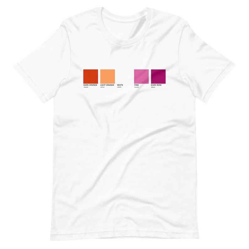 Lesbian Pride Shirt, Sapphic Shirt, Subtle Lesbian Tee, WLW T-Shirt, Lesbian Pride Flag, Lesbian Clothes,Pride Clothing,Queer Owned Business