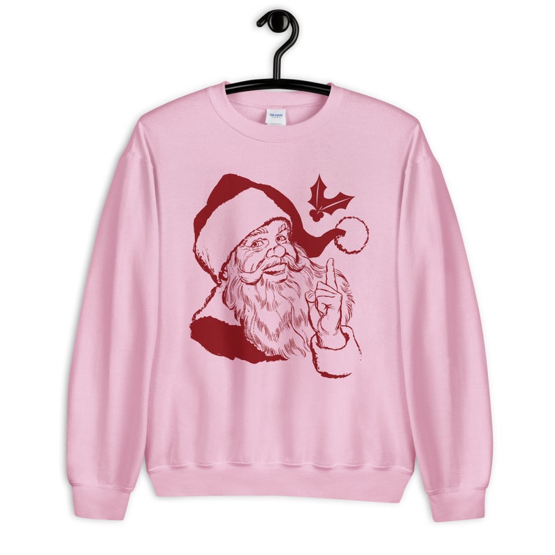 Retro Santa Crewneck, Christmas Sweatshirt, Xmas Gift Ideas, Holiday