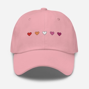 Subtle Lesbian Hat, WLW Hat, Sapphic Hat, Lesbian Flag, Live Laugh Lesbian, Sounds Gay Im In, Pride Month Cap, Queer Hat, LGBT Pride Hat