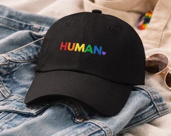 Regenbogenmütze, dezente Pride-Mütze, Regenbogen-Pride-Mütze, Menschenrechtsmütze, LGBTQ-Pride-Mütze