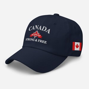 Embroidered Canada Hat For Men & For Women, Not For Sale Dad Cap, Strong and Free, Adjustable Straps,Unisex Baseball Hats,Canada Online Shop