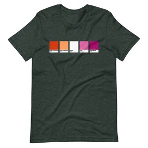 Lesbian Pride Shirt, Sapphic Shirt, Subtle Lesbian Tee, WLW T-Shirt, Lesbian Pride Flag, Lesbian Clothes,Pride Clothing,Queer Owned Business