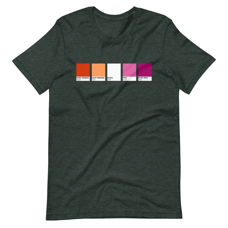 Lesbian Pride Shirt, Sapphic Shirt, Subtle Lesbian Tee, WLW T-Shirt, Lesbian Pride Flag, Lesbian Clothes,Pride Clothing,Queer Owned Business