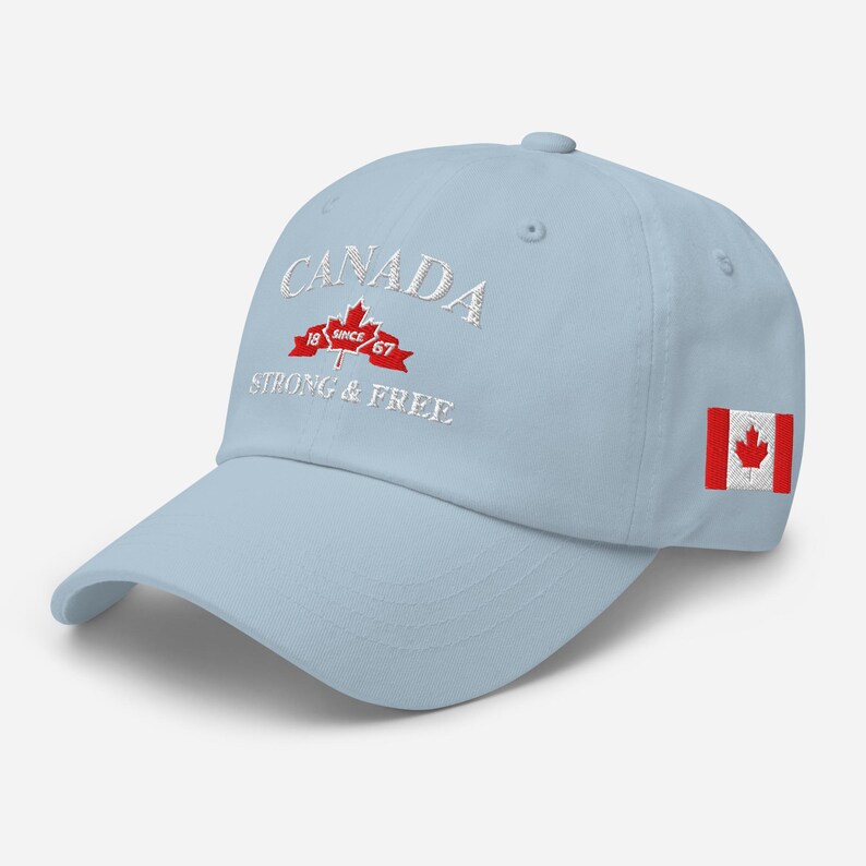 Embroidered Canada Hat For Men & For Women, Not For Sale Dad Cap, Strong and Free, Adjustable Straps,Unisex Baseball Hats,Canada Online Shop